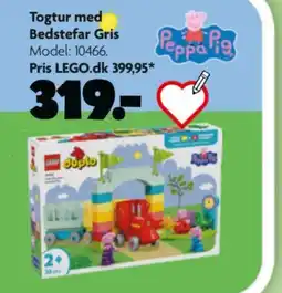 Fætter BR LEGO duplo Togtur med Bedstefar Gris tilbud