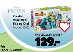 Fætter BR lego duplo kreativ æske med elsa og olaf tilbud