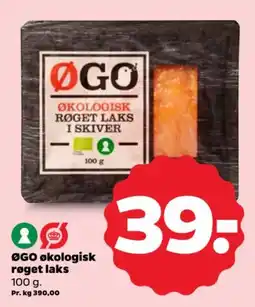 Netto ØGO økologisk røget laks tilbud