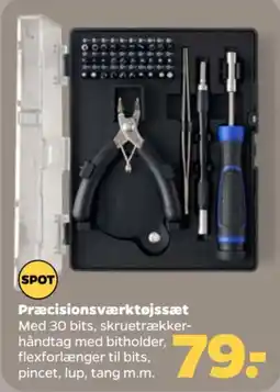 Netto Spot Præcisionsværktøjssæt tilbud
