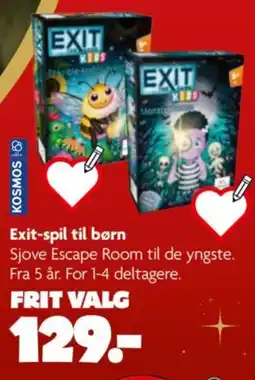 Fætter BR Kosmos Exit Kids tilbud