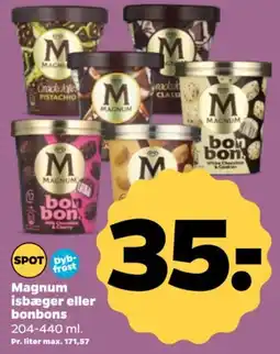 Netto Magnum bonbons tilbud