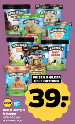 Netto Ben & Jerry's isbæger tilbud