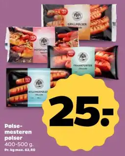 Netto Pølse-mesteren pølser tilbud