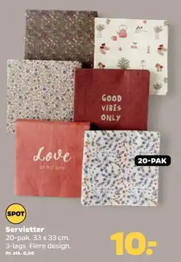 Netto Spot servietter tilbud