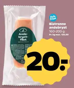 Netto Dybfrost Bistronne andebryst tilbud