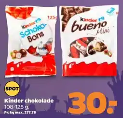 Netto Kinder chokolade tilbud