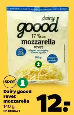 Netto Dairy goood revet mozzarella tilbud