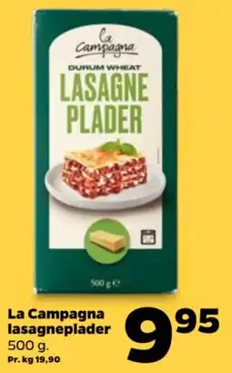 Netto La Campagna lasagneplader tilbud