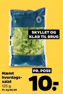 Netto Iceberg næmt hverdags-salat tilbud