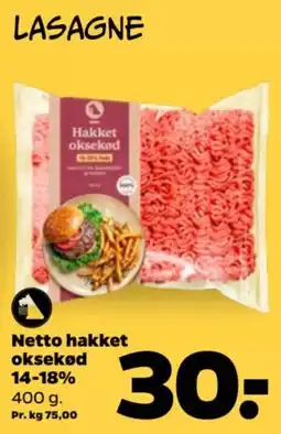 Netto Netto hakket oksekød tilbud