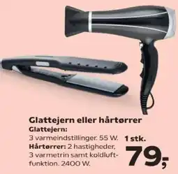 Kvickly Glattejern eller hårtørrer tilbud