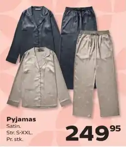 Kvickly Pyjamas Satin tilbud