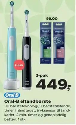 Kvickly Oral-B eltandbørste tilbud