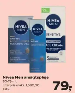 Kvickly Nivea Men ansigtspleje tilbud