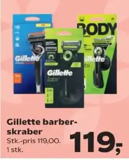 Kvickly Gillette barber-skraber tilbud
