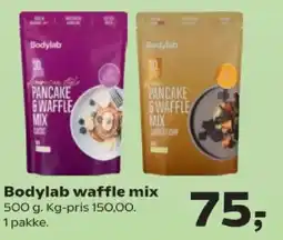 Kvickly Bodylab waffle mix tilbud