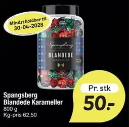 Fakta Tyskland Spangsberg Blandede Karameller tilbud