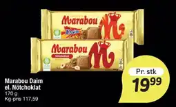 Fakta Tyskland Marabou Daim el. Nötschokolat tilbud