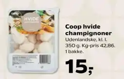 Kvickly Coop hvide champignoner tilbud