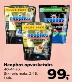Kvickly Neophos opvasketabs tilbud