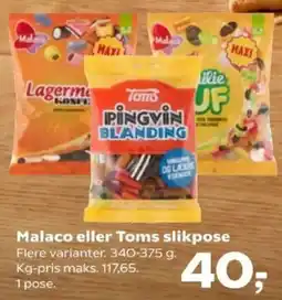 Kvickly Toms pingvin blanding tilbud
