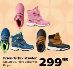 Kvickly Friends Tex støvler tilbud