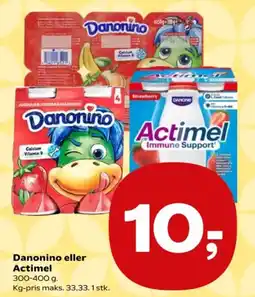 Kvickly Danonino eller Actimel tilbud