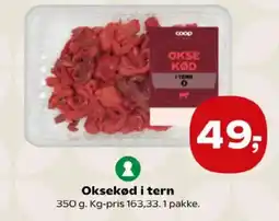 Kvickly Coop Oksekød i tern tilbud