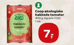 Kvickly Coop økologiske hakkede tomater tilbud