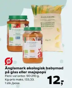 Kvickly Änglamark økologisk babymad tilbud