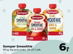 Kvickly Semper Smoothie tilbud