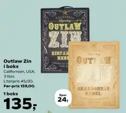 Kvickly Outlaw Zin tilbud