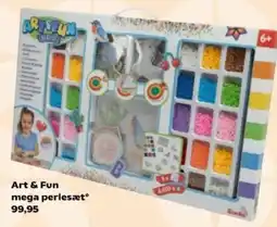 Kvickly Art & Fun mega perlesæt tilbud