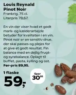 Kvickly Louis Reynald Pinot Noir tilbud