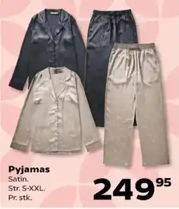 Kvickly Pyjamas Satin tilbud
