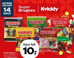 Kvickly Haribo slikpose tilbud