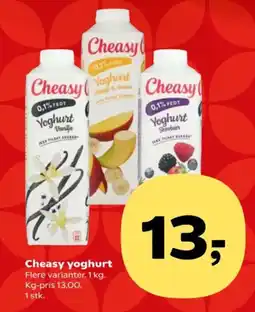 Kvickly Cheasy yoghurt tilbud