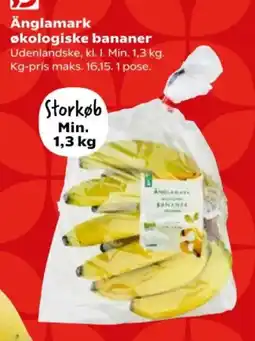 Kvickly Änglamark økologiske bananer tilbud