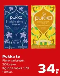 Kvickly Pukka te tilbud