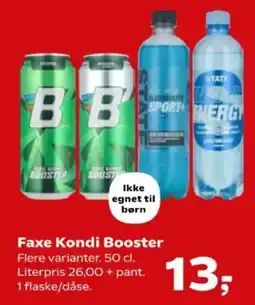 Kvickly Faxe Kondi Booster tilbud