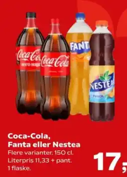 Kvickly Coca-Cola, Fanta eller Nestea tilbud