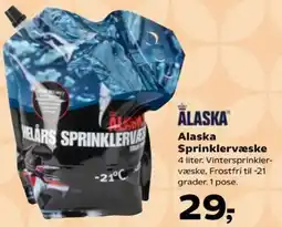 Kvickly Alaska Sprinklervæske tilbud