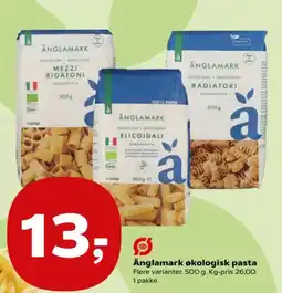 Kvickly Änglamark økologisk pasta tilbud