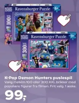 Kvickly Ravensburger Puzzle K-Pop Demon Hunters tilbud