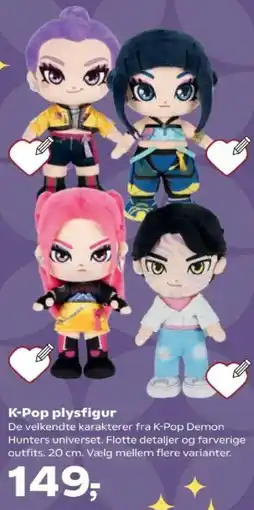 Kvickly K-Pop plysfigur tilbud