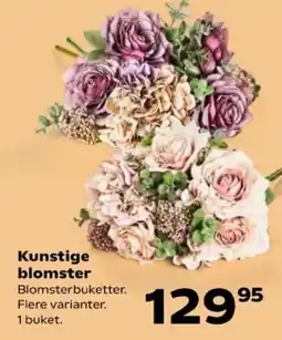 Kvickly Kunstige blomster tilbud