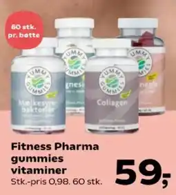 Kvickly Fitness Pharma gummies vitaminer tilbud