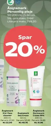 Kvickly Anglamark Personlig pleje tilbud