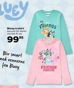 Kvickly Bluey t-shirt tilbud